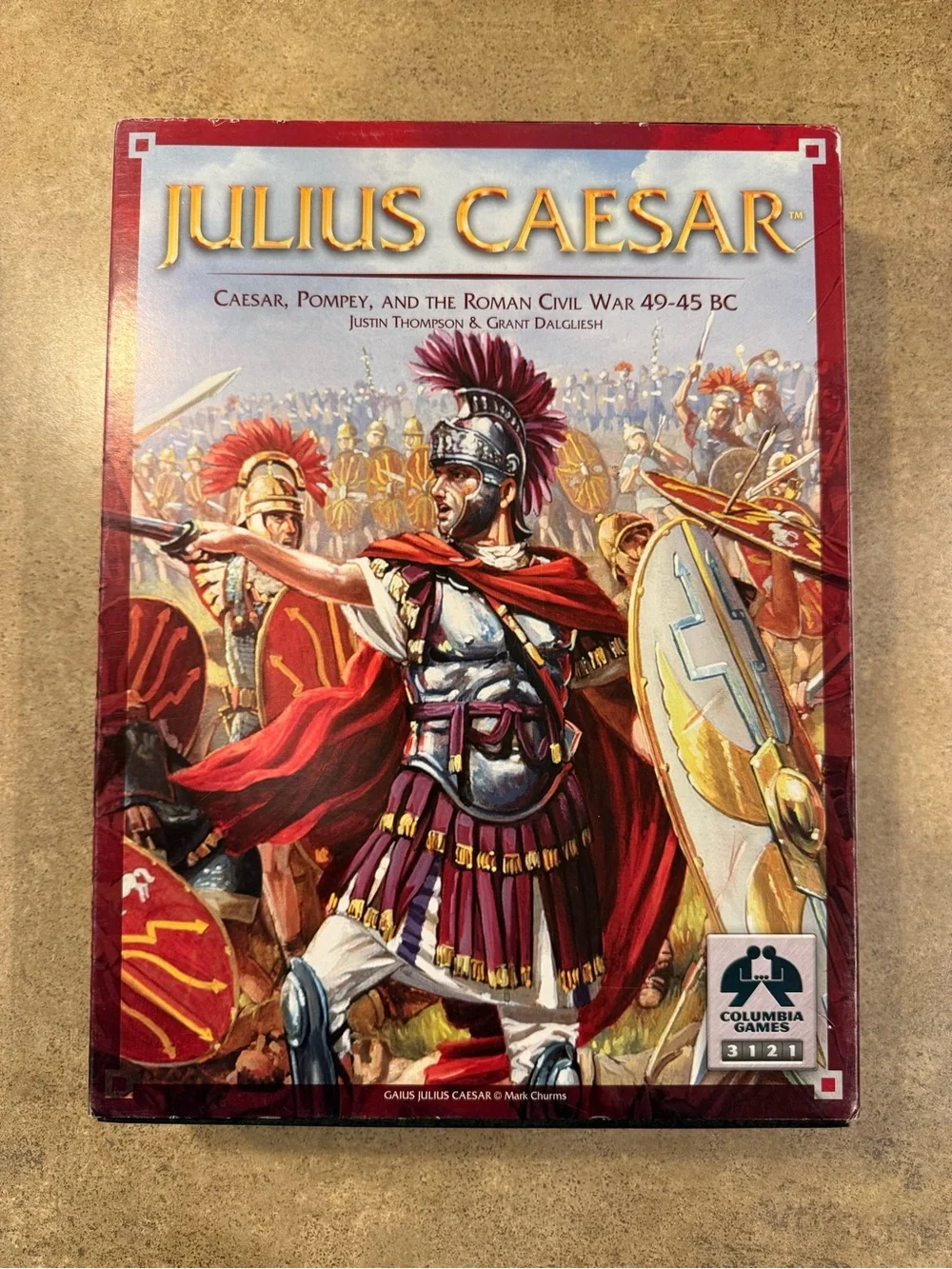Julius Caesar Roman Civil War Game 49-45 BC by Columbia Games COMPLETE